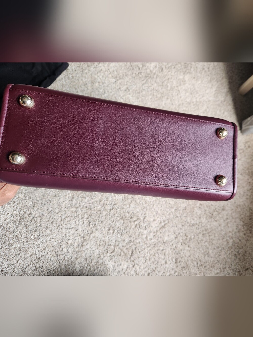Strathberry Midi Tote - Full Set - Like New (Tri Color Burgundy/Pink/Rose) - Picture 8 of 14